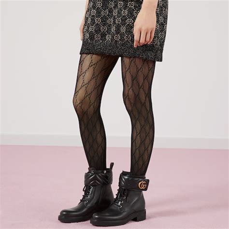 black gucci interlocking g tights|gucci women socks.